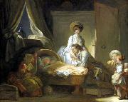 Jean-Honore Fragonard, Huile sur toile